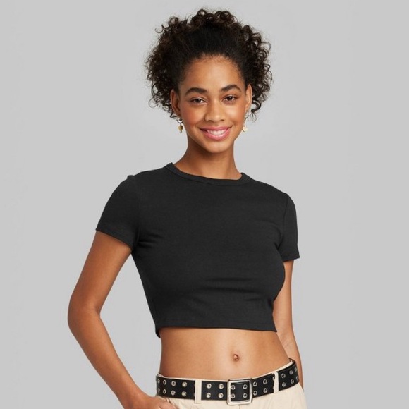 Burgundy crop top - Picture 4 of 4
